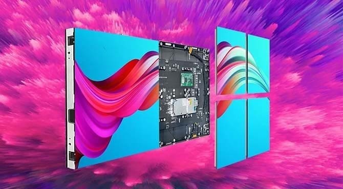 Standard indoor LED display Pixels and size