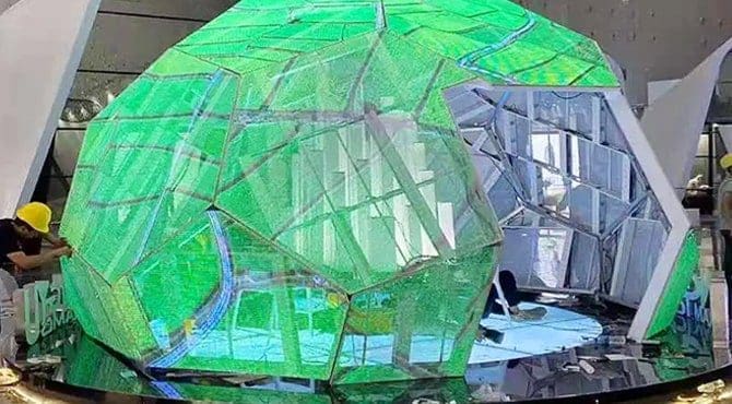 Shape Transparent LED Screen 