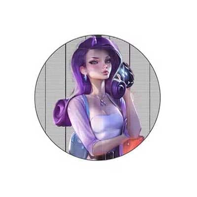 Transparent LED Screen -Circular