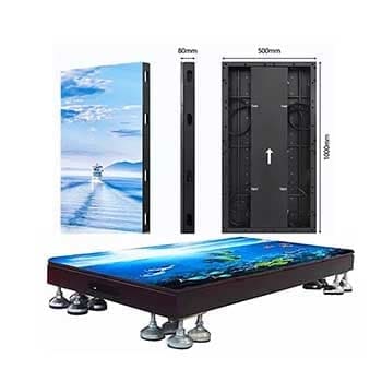 LED dance floor display