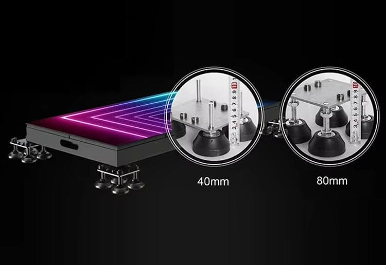 Tampilan LED Lantai Interaktif-Seri IDF 5 rental led wall