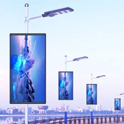 Street Light Pole LED Display