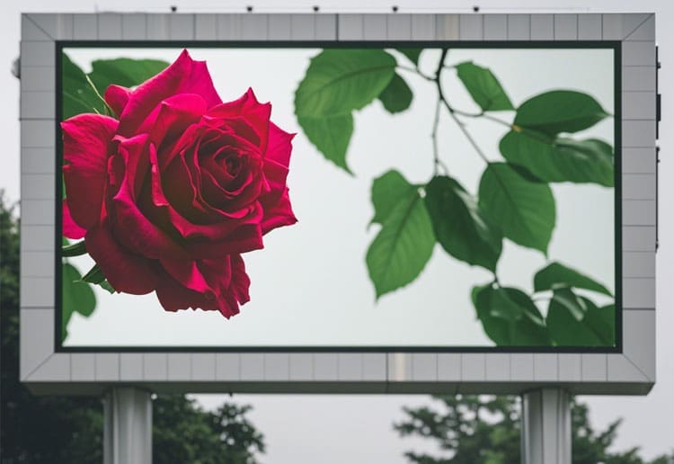 led outdoor wall screen